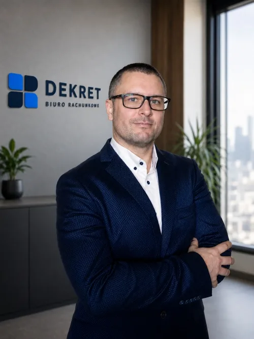 Adam Kuchnowski, Wiceprezes Zarządu i Dyrektor Finansowy w Biurze Rachunkowym Dekret w Gdyni